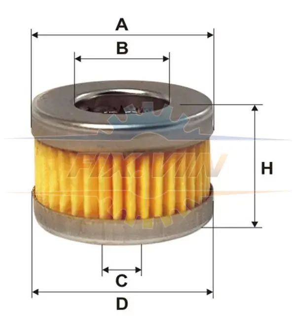 Фільтр палив. газ. обладнання LANDI /PM999/2 (вир-во WIX-FILTERS) WIX FILTERS WF8342 (фото 1)