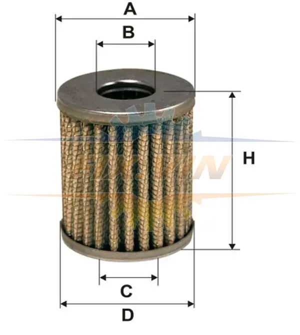 Фільтр палив. газ. обладнання MATRIX /PM999/15 (вир-во WIX-FILTERS) WIX FILTERS WF8418 (фото 1)