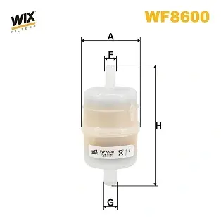 Фільтр повітряний, компресор - підсмоктування повітря (вир-во WIX-FILTERS) WIX FILTERS WF8600 (фото 1)
