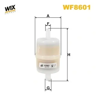 Фільтр повітряний, компресор - підсмоктування повітря (вир-во WIX-FILTERS) WIX FILTERS WF8601 (фото 1)