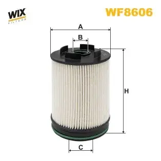 Фільтр паливний FORD RANGER 2.0 ECOBLUE 18- (вир-во WIX-FILTERS) WIX FILTERS WF8606 (фото 1)