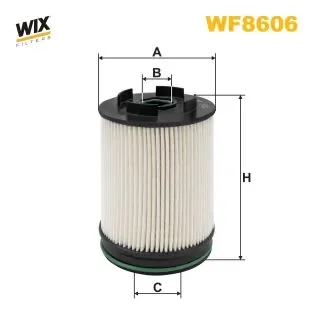 Фільтр паливний FORD RANGER 2.0 ECOBLUE 18- (вир-во WIX-FILTERS) WIX FILTERS WF8606