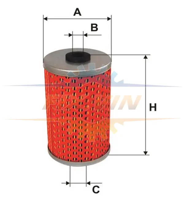 Фільтр масляний двигуна MB W123 /OM510 (вир-во WIX-FILTERS) WIX FILTERS WL7024 (фото 1)