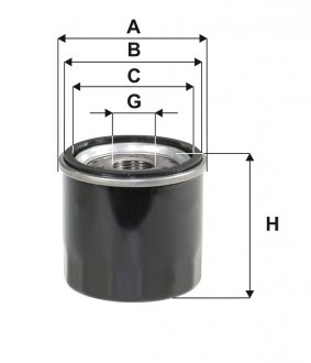 Фильтр масляный Dacia LOGAN II (15-) WIX WIX FILTERS WL7204