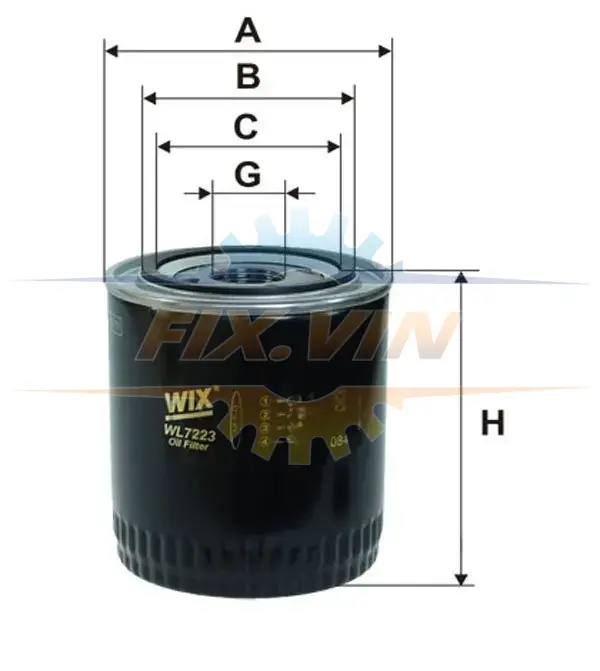 Фільтр масляний двигуна Bentley, Jaguar, Rolls Royce (вир-во WIX-FILTERS) WIX FILTERS WL7223 (фото 1)