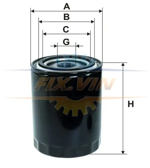 Фільтр масляний двигуна /OP657 (вир-во WIX-FILTERS) WIX FILTERS WL7245 (фото 1)