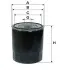 Фільтр масляний двигуна /OP636/1 (вир-во WIX-FILTERS) WIX FILTERS WL7307 (фото 1)