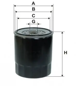 Фильтр масляный двигателя /OP636/1 (пр-во WIX-Filtron) WIX FILTERS WL7307