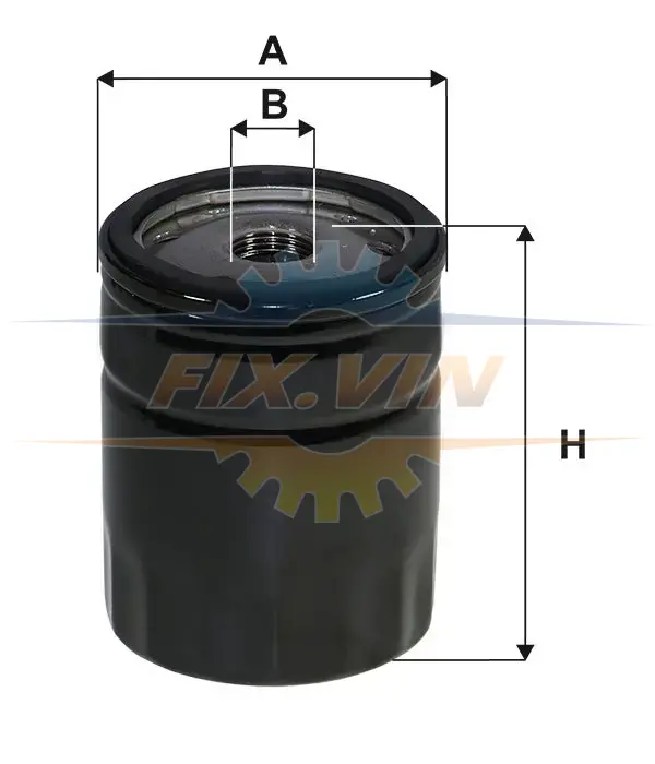 Фільтр масляний SUBARU LEGACY, OUTBACK 2.0 D 08- (вир-во WIX-FILTERS) WIX FILTERS WL7551 (фото 1)