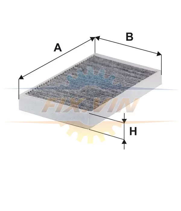 Фільтр салону ВАЗ 1118 (1118-8122010) вугільний (вир-во WIX-FILTERS) WIX FILTERS WP2001 (фото 1)