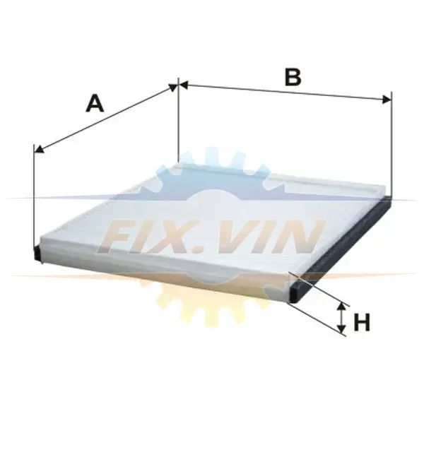 Фільтр салону SUZUKI JIMNY (вир-во WIX-FILTERS) WIX FILTERS WP2034 (фото 1)