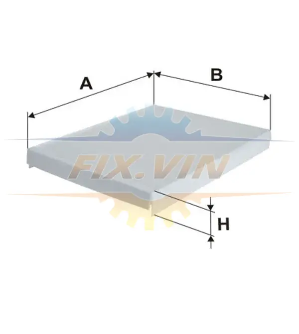 Фільтр салону HYUNDAI (вир-во WIX-FILTERS) WIX FILTERS WP2056 (фото 1)