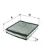 Фільтр салону /K1126A вугільний (вир-во WIX-FILTERS) WIX FILTERS WP9101 (фото 1)