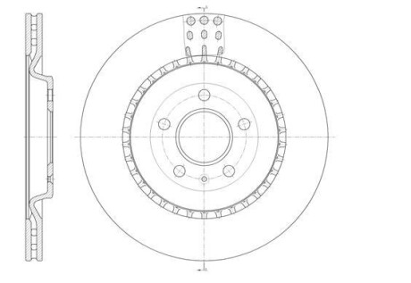 Диск тормозной задний (кратно 2) (Remsa) Audi A4 A5 09>, A6 A7 A8 11>, Q5 WOKING D61492.10