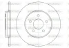 Гальмівний диск задн. XType/Mondeo/Mondeo 00-11 WOKING D6661.00 (фото 1)