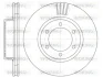 Гальмівний диск перед. 4 Runner/Land Cruiser (01-10) WOKING D6706.10 (фото 1)