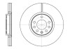 Диск тормозной передний (кратно 2) (Remsa) Opel Astra H Zafira B Meriva B WOKING D6729.10 (фото 1)