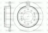 Гальмівний диск зад. Cruiser 300/80/90/Prado/Lexus GX 01-10 3.0-4.7 WOKING D6956.10 (фото 1)