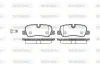 Гальмівні колодки discovery/range rover III/sport 2.7 - 5.002- WOKING P10593.00 (фото 1)