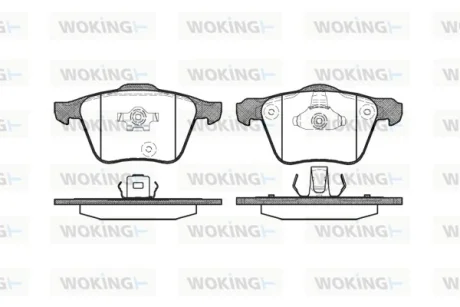 Колодки гальмівні WOKING P11433.00