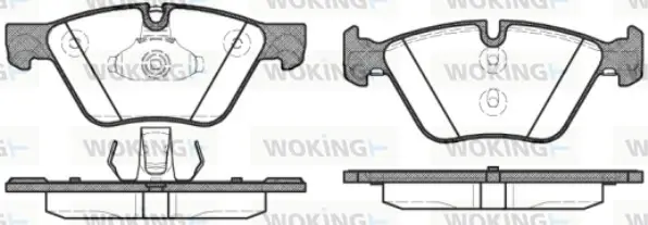 Гальмівні колодки F10/F11 (09-17) WOKING P11523.30 (фото 1)