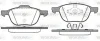 Гальмівні колодки пер.FORD C-MAX/FOCUS/MAZDA 3/5/VOLVO V40/S40/C70/C30 1.0-2.5 03-19 WOKING P11823.30 (фото 1)