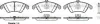 Колодки гальмівні диск. перед. (вир-во Remsa) MB C204 E212 Girling ver. (P12043.00) WOKING P1204300 (фото 1)