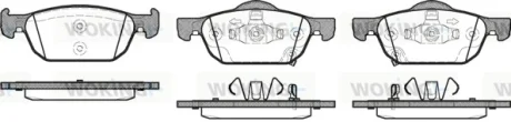 Гальмівні колодки пер. Accord/Accord 08-15 WOKING P12843.02