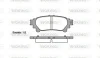 Гальмівні колодки зад. Lexus RX 08-15/Toyota Prius 09- (akebono) WOKING P12953.00 (фото 1)