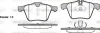 Колодки тормозные диск. перед. (Remsa) Ford Mondeo IV 2,5i Volvo S60 S80 WOKING P13173.00 (фото 1)
