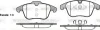 Гальмівні колодки пер. V60/S60/XC70/V70/S80/Discovery/Evoque/Freelander/Galaxy/Mondeo/S-Max 06- WOKING P1319300 (фото 1)