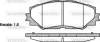 Гальмівні колодки пер. Toyota RAV4 06- (139,1x56x17,5) WOKING P13323.00 (фото 1)