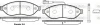 Колодки тормозные диск. перед. (пр-во Remsa) Citroen Jumper 2.2 06-,Citroen Jumper 3.0 06- WOKING P13373.01 (фото 1)