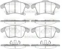 Гальмівні колодки пер. з датчиком зносу FORD GALAXY III/MONDEO/S-MAX 1.0-2.5 14- WOKING P1349322 (фото 1)