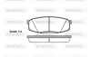 Колодки гальмівні диск. задн. (вир-во Remsa) Toyota LC200 LC150 / Lexus LX570 GX460 (P13723.00) WOKING P1372300 (фото 1)