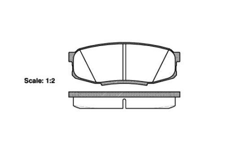 Колодки тормозные дисковые Toyota LC200 LC150 / Lexus LX570 GX460 / задн (P13723 WOKING P1372300