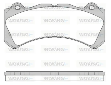 Колодки гальмівні WOKING P14023.10
