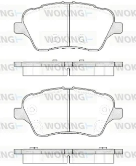 Гальмівні колодки пер. B-Max/Fiesta/Tourneo/Transit (12-21) WOKING P14143.00