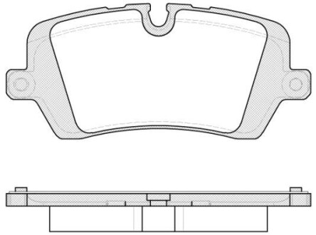 Колодки гальмівні WOKING P14413.00