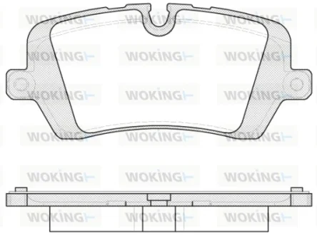 Колодки гальмівні WOKING P14413.00