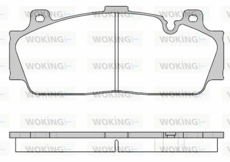 Колодки гальмівні WOKING P14433.10