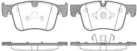 Колодки тормозные дисковые PSA C4 Picasso, Grand Picasso 13> / 308 II / перед (P WOKING P1460300