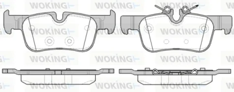 Колодки гальмівні WOKING P14733.00