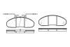 Колодки гальмівні P1483.02
