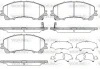 Колодки гальмівні диск. перед. (вир-во Remsa) Nissan X-Trail (14-), Infiniti Q50 (13-) (P15073.12) WOKING P1507312 (фото 1)