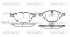 Колодки гальмівні диск. перед. (вир-во Remsa) Bmw 5 2.0 09-,Bmw 5 3.0 09-,Bmw 5 4.4 09- WOKING P15143.00 (фото 1)