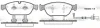 Колодки гальмівні диск. перед. (вир-во Remsa) Audi A6 A7 13>18 A8 11>18 (P15413.02) WOKING P1541302 (фото 1)
