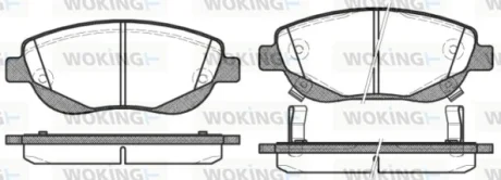 Колодки гальмівні WOKING P15483.02
