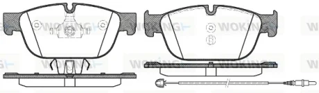 Колодки гальмівні WOKING P15513.01