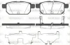 Колодки гальмівні диск. задн. (вир-во Remsa) Suzuki Swift iv 1.2 10-,Suzuki Swift iv 1.3 10- WOKING P15713.02 (фото 1)